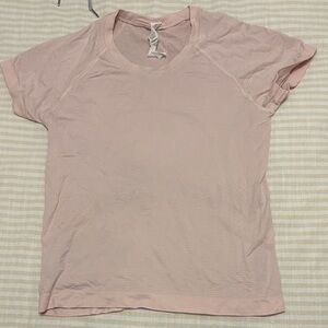 Lululemon Athletica Light Pink Short Sleeve Tee